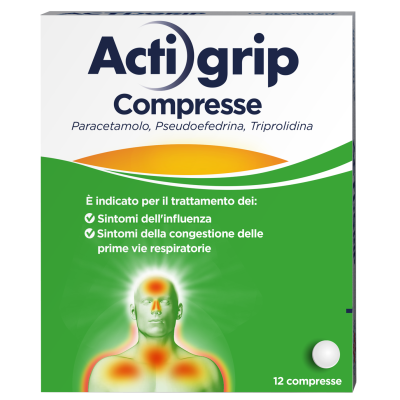 Actigrip 12 Compresse - ParafarmaciaCimino.it